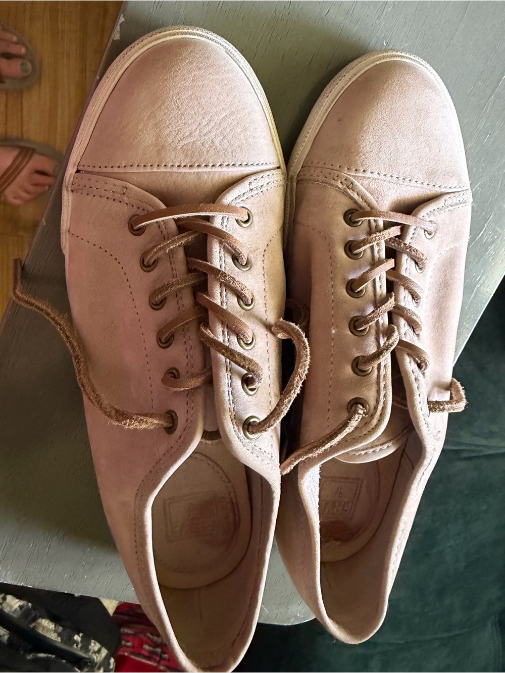 Frye Women's Lace-Up Sneakers in Dusty Blush